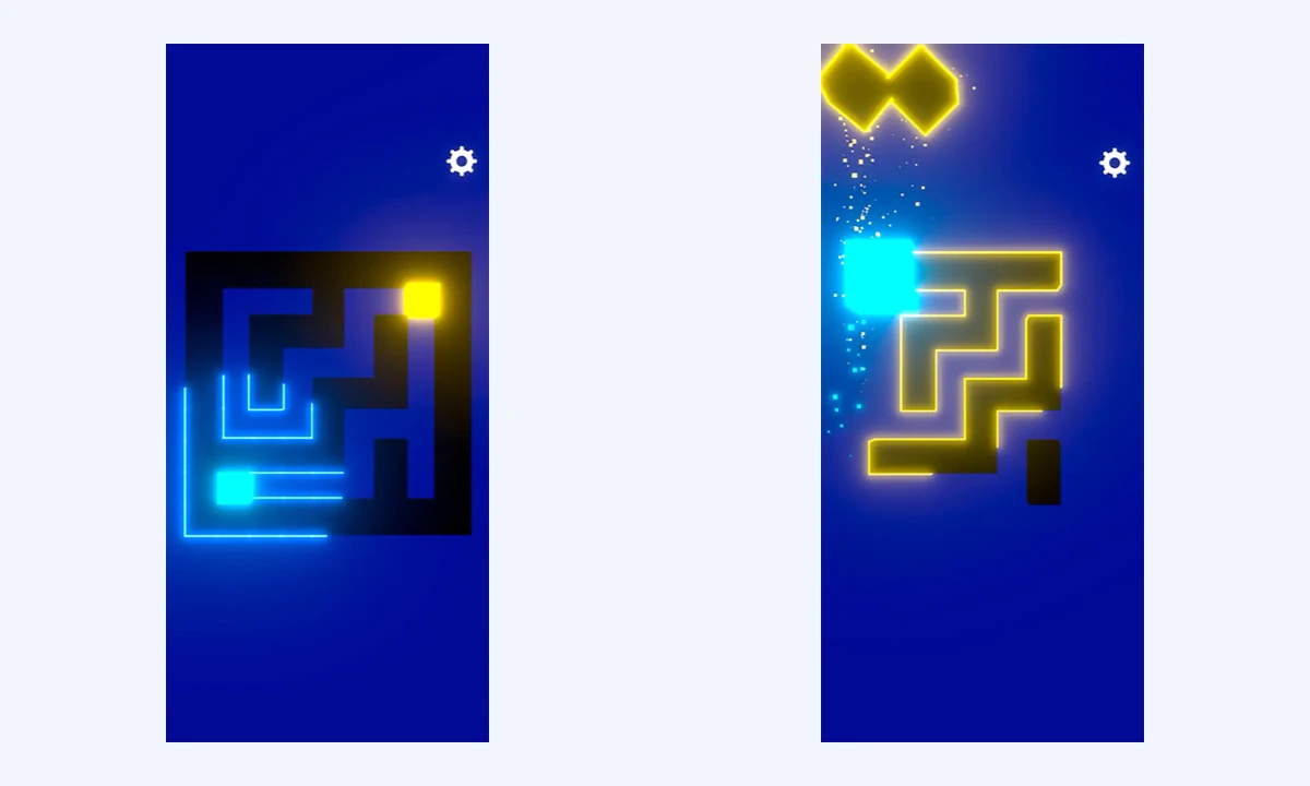 Imágenes oficiales actuales de ¡Laberinto Boom! en App Store, mostradas completas en una composición.